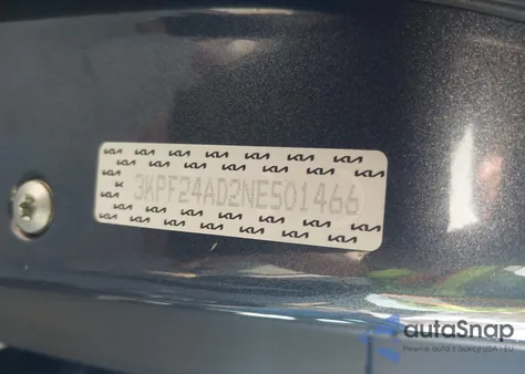 2022 Kia Forte Lxs from USA, damaged, VIN 3KPF24AD2NE501466